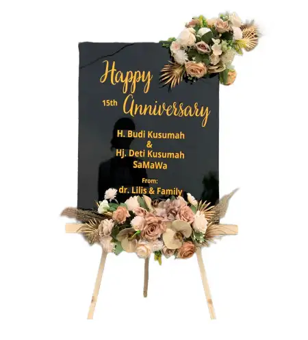 Papan Bunga Akrilik Batang