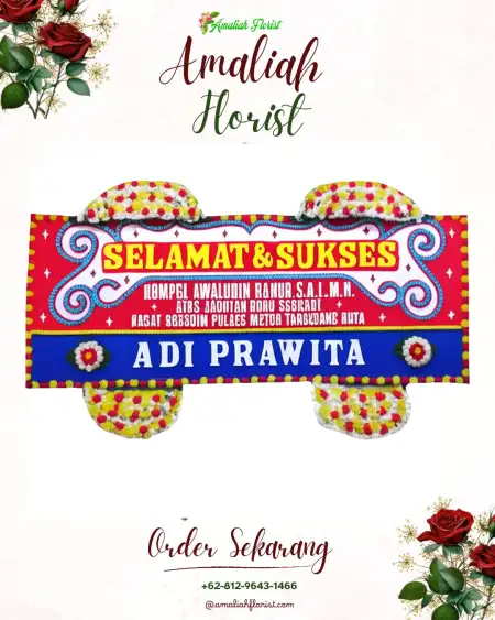 Papan Bunga Ucapan Selamat Batang