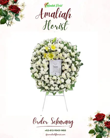 Krans Bunga Duka Batang